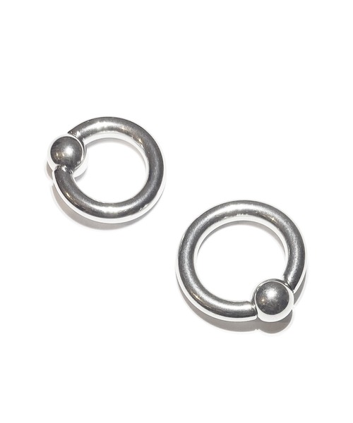 MORPH（モルフ）の「MORPH モルフ CBR ボディーピアス 6ゲージ 14mm~16mm（ピアス（片耳用）・メンズ・シルバー・16/14）」の2枚目の写真