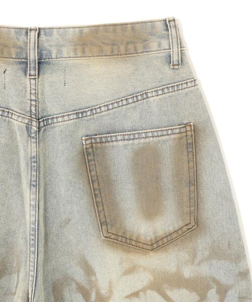 L.H.P(エルエイチピー)の「MAVYTH/メヴィス/Dirty Denim Shorts(デニムパンツ・レディース・ホワイト・XL/L)」の6枚目の写真