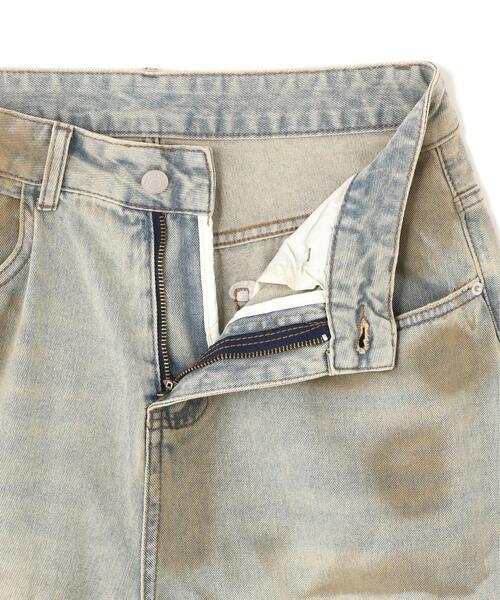 L.H.P(エルエイチピー)の「MAVYTH/メヴィス/Dirty Denim Shorts(デニムパンツ・レディース・ホワイト・XL/L)」の8枚目の写真
