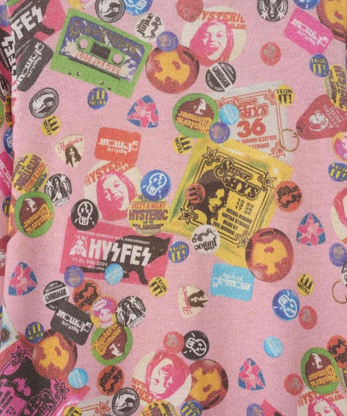HYSTERIC GLAMOUR(ヒステリックグラマー)の「GUITAR DAYS柄 カーディガン(カーディガン/ボレロ・レディース・ブラック系その他/ピンク系その他・FREE)」の4枚目の写真