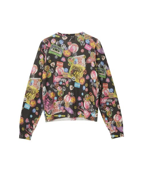 HYSTERIC GLAMOUR(ヒステリックグラマー)の「GUITAR DAYS柄 カーディガン(カーディガン/ボレロ・レディース・ブラック系その他/ピンク系その他・FREE)」の5枚目の写真