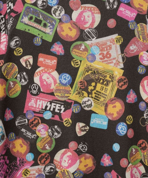 HYSTERIC GLAMOUR(ヒステリックグラマー)の「GUITAR DAYS柄 カーディガン(カーディガン/ボレロ・レディース・ブラック系その他/ピンク系その他・FREE)」の6枚目の写真