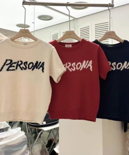 semplice(センプリチェ)の「Tシャツ【韓国ファッション】(Tシャツ/カットソー・レディース・ネイビー/ベージュ/レッド・F)」の4枚目の写真