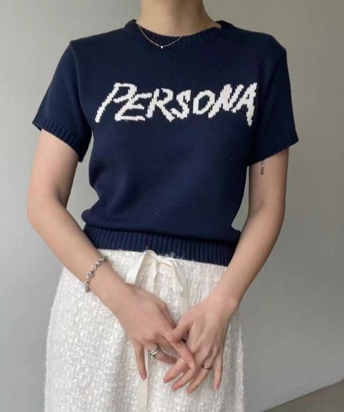 semplice(センプリチェ)の「Tシャツ【韓国ファッション】(Tシャツ/カットソー・レディース・ネイビー/ベージュ/レッド・F)」の9枚目の写真