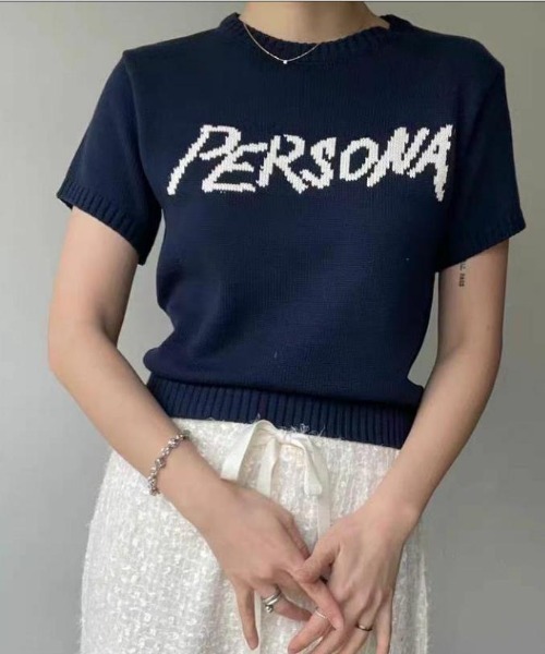 semplice(センプリチェ)の「Tシャツ【韓国ファッション】(Tシャツ/カットソー・レディース・ネイビー/ベージュ/レッド・F)」の10枚目の写真
