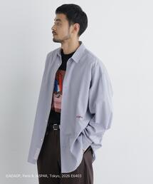 「OtoNANO」×SAVIGNAC レタードワイドシャツ