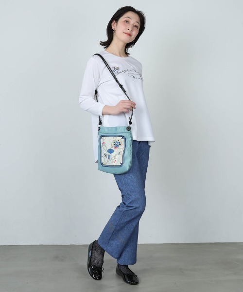 STUDIO PICONE(スタジオピッコーネ)の「ステッチデニム風プリントパンツ(その他パンツ・レディース・ライトブルー/ネイビー/ブラック/ベージュ・L/LL/M/S)」の16枚目の写真