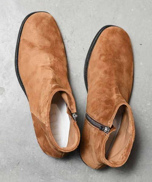 EARLE(アール)の「EARLE アール / New side zip boots キップレザーニューサイドジップブーツ / ER1201(ブーツ・メンズ・ブラック/ブラウン・43/42/40/41)」の2枚目の写真