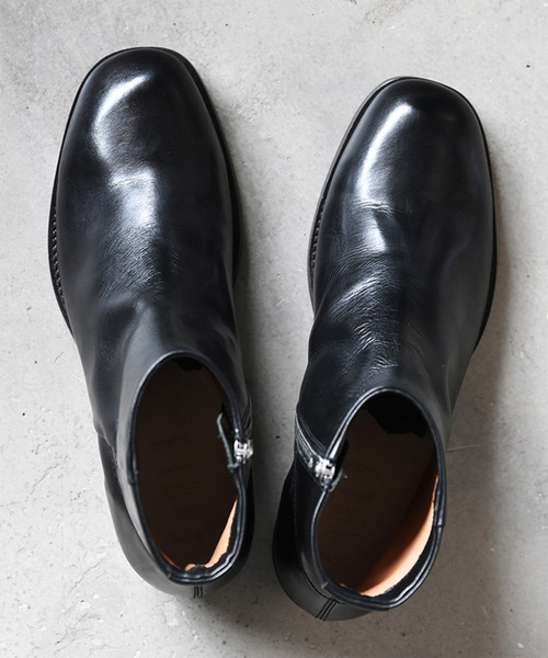 EARLE(アール)の「EARLE アール / New side zip boots キップレザーニューサイドジップブーツ / ER1201(ブーツ・メンズ・ブラック/ブラウン・43/42/40/41)」の3枚目の写真