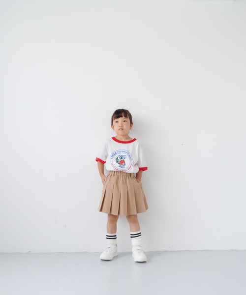 LOWRYS FARM（ローリーズファーム）の「アニマルリンガーＴＳＳ　1056998（Tシャツ/カットソー・キッズ・グレー/オフホワイト/アイボリー・110cm/120cm/130cm/140cm/150cm）」の5枚目の写真