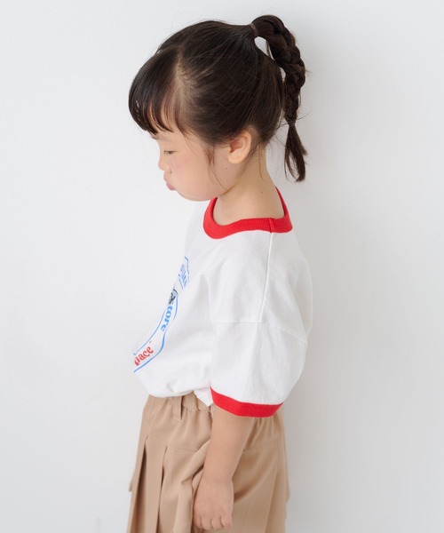 LOWRYS FARM（ローリーズファーム）の「アニマルリンガーＴＳＳ　1056998（Tシャツ/カットソー・キッズ・グレー/オフホワイト/アイボリー・110cm/120cm/130cm/140cm/150cm）」の7枚目の写真