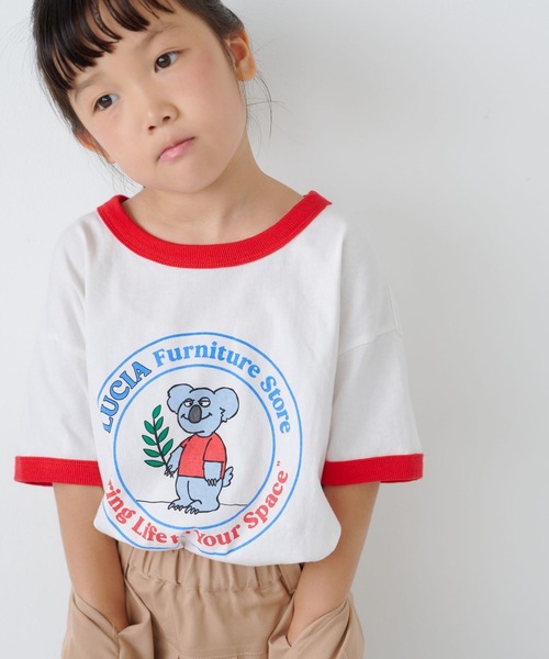 LOWRYS FARM（ローリーズファーム）の「アニマルリンガーＴＳＳ　1056998（Tシャツ/カットソー・キッズ・グレー/オフホワイト/アイボリー・110cm/120cm/130cm/140cm/150cm）」の8枚目の写真