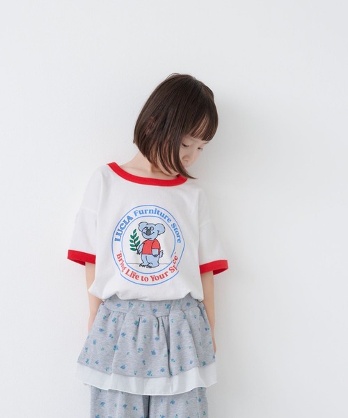 LOWRYS FARM（ローリーズファーム）の「アニマルリンガーＴＳＳ　1056998（Tシャツ/カットソー・キッズ・グレー/オフホワイト/アイボリー・110cm/120cm/130cm/140cm/150cm）」の13枚目の写真