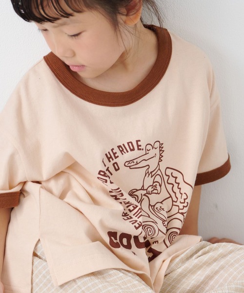 LOWRYS FARM（ローリーズファーム）の「アニマルリンガーＴＳＳ　1056998（Tシャツ/カットソー・キッズ・グレー/オフホワイト/アイボリー・110cm/120cm/130cm/140cm/150cm）」の15枚目の写真