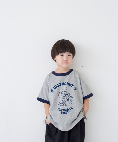 LOWRYS FARM（ローリーズファーム）の「アニマルリンガーＴＳＳ　1056998（Tシャツ/カットソー・キッズ・グレー/オフホワイト/アイボリー・110cm/120cm/130cm/140cm/150cm）」の20枚目の写真