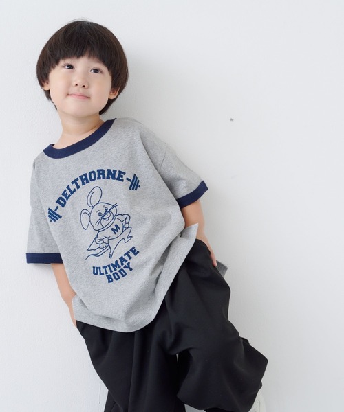 LOWRYS FARM（ローリーズファーム）の「アニマルリンガーＴＳＳ　1056998（Tシャツ/カットソー・キッズ・グレー/オフホワイト/アイボリー・110cm/120cm/130cm/140cm/150cm）」の21枚目の写真