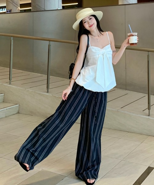 FAVORITO(ファヴォリート)の「キャミソールワイドパンツセットアップ(セットアップ・レディース・ホワイト・S/M/L)」の19枚目の写真