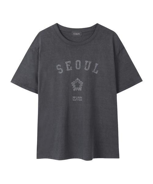 ムグンヘリテージソウル 半袖Tシャツ_ダスティチャコール（Tシャツ