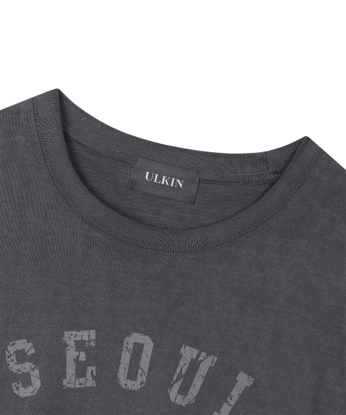 ULKIN(ウルキン)の「ムグンヘリテージ ソウル 半袖Tシャツ_ダスティチャコール(Tシャツ/カットソー・レディース・チャコール・ONE)」の3枚目の写真