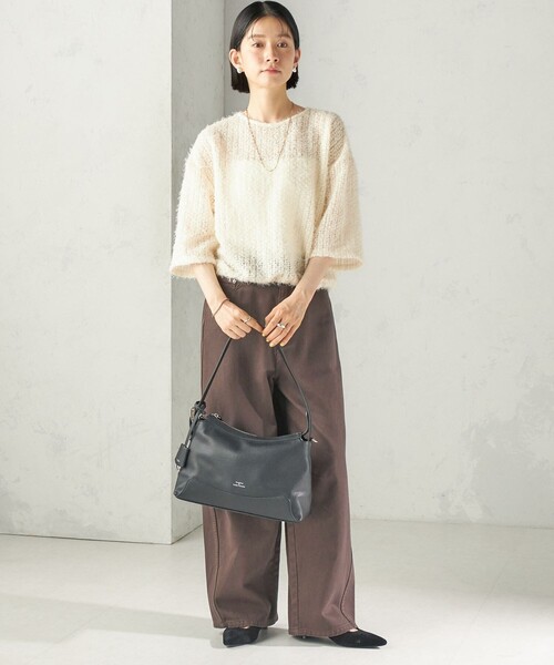 SHIPS(シップス)の「【WEB限定】George Cinq: ONE HANDLE BAG(ショルダーバッグ・レディース・ブラック/ブラウン/ベージュ系・ONE SIZE)」の8枚目の写真
