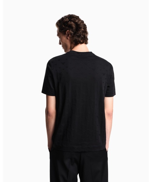 EMPORIO ARMANI(エンポリオアルマーニ)の「【エンポリオ アルマーニ】ASV Tシャツ ジャージー インターシャロゴ(Tシャツ/カットソー・メンズ・ブラック・LARGE/X-LARGE/SMALL/MEDIUM)」の3枚目の写真