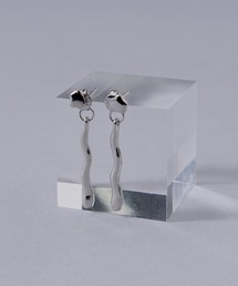 Ellno Loset（エルノロゼット）の「【両耳用】wave drop pierce/ウェーブドロップピアス（ピアス（両耳用））」
