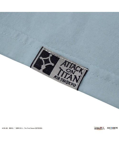 AIR TWOKYO（エアトゥーキョー）の「「進撃の巨人」 The Final SeasonロングスリーブTシャツ2（宣戦布告）（Tシャツ/カットソー・レディース・ブルー系その他・SMALL/MEDIUM/LARGE/XX-LARGE）」の2枚目の写真