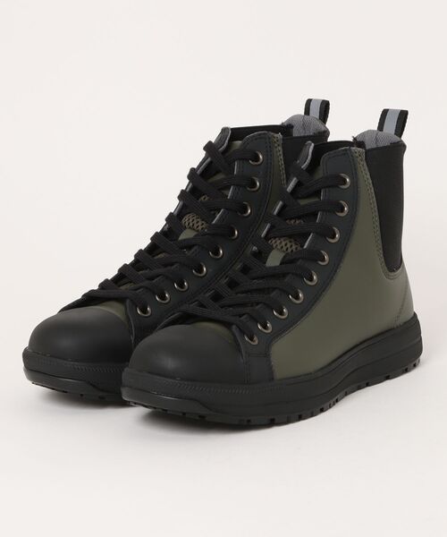 CONVERSE(コンバース)の「converse コンバース ALL STAR PS 2 SIDEGORE HI【つま先保護芯/幅広3E】メンズ レディース 作業靴(オールスターPS2サイドゴアHI)(その他シューズ・メンズ・バーガンディー/カーキ・26.0cm/26.5cm/24.5cm/27.0cm/25.0cm/27.5cm/25.5cm/28.0cm/29.0cm)」の1枚目の写真