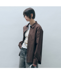 [2 SIZE] シグネチャーペーパータッチコットンシャツ MDSH021_5 Colors