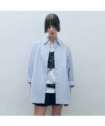 [2 SIZE] シグネチャーペーパータッチコットンシャツ MDSH021_5 Colors