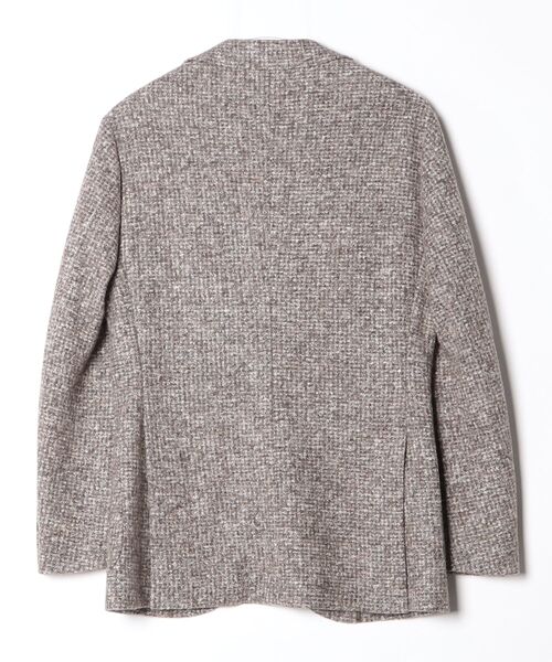 SHIPS（シップス）の「ROMA SLIVER KNIT CHK（テーラードジャケット・メンズ・ベージュ系その他・MEDIUM/LARGE）」の2枚目の写真