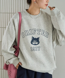 Drifter（ドリフター）の「限定展開 Drifter × FREAK'S STORE/ドリフター 別注 キャット ロゴプリント スウェット（スウェット）」