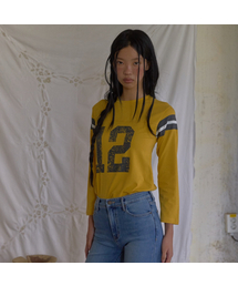 Number 12 Tシャツ / イエロー