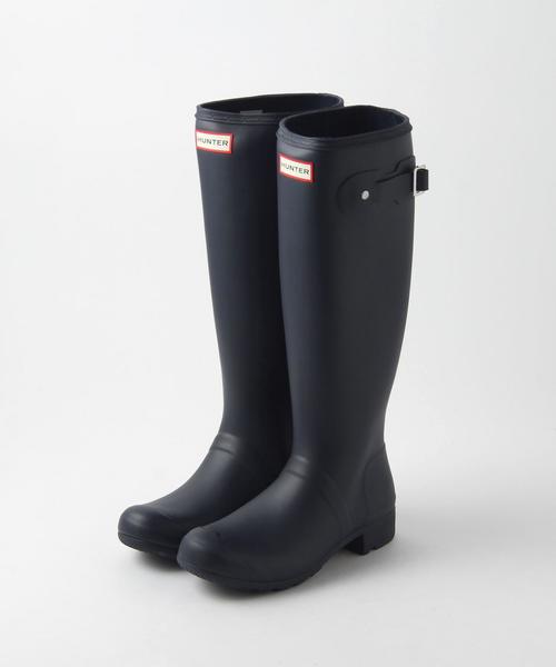 HUNTER（ハンター）の「ハンター/HUNTER Original Tour（レインシューズ・レディース・ブラック/ネイビー・23cm/24cm/25cm）」の2枚目の写真