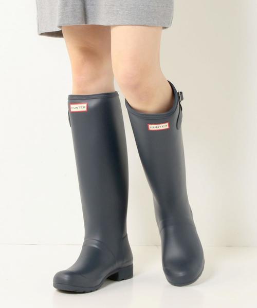 HUNTER（ハンター）の「ハンター/HUNTER Original Tour（レインシューズ・レディース・ブラック/ネイビー・23cm/24cm/25cm）」の11枚目の写真