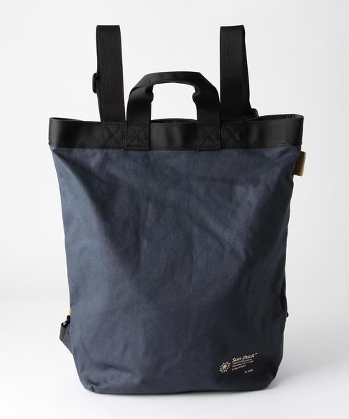 coen（コーエン）の「【coen別注】SUN DUCK 2WAYバッグ（バックパック/リュック・メンズ・ネイビー/オフホワイト/ブラック/オリーブ・FREE）」の4枚目の写真
