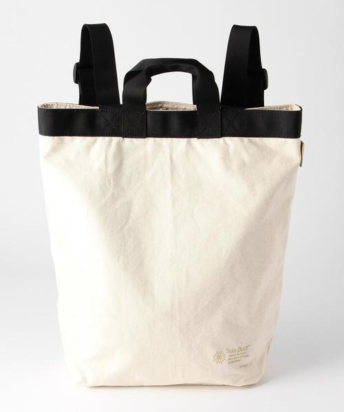 coen（コーエン）の「【coen別注】SUN DUCK 2WAYバッグ（バックパック/リュック・メンズ・ネイビー/オフホワイト/ブラック/オリーブ・FREE）」の2枚目の写真