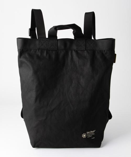 coen（コーエン）の「【coen別注】SUN DUCK 2WAYバッグ（バックパック/リュック・メンズ・ネイビー/オフホワイト/ブラック/オリーブ・FREE）」の3枚目の写真