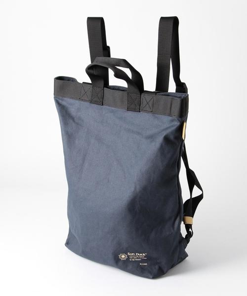coen（コーエン）の「【coen別注】SUN DUCK 2WAYバッグ（バックパック/リュック・メンズ・ネイビー/オフホワイト/ブラック/オリーブ・FREE）」の5枚目の写真