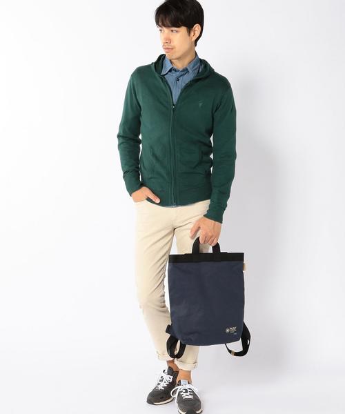 coen（コーエン）の「【coen別注】SUN DUCK 2WAYバッグ（バックパック/リュック・メンズ・ネイビー/オフホワイト/ブラック/オリーブ・FREE）」の7枚目の写真