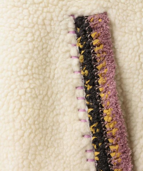 Another Edition(アナザーエディション)の「カギバリボアフードコート/ AEBC カギバリ ボア HOOD CT◆(その他アウター・レディース・ホワイト/ベージュ・MEDIUM/SMALL)」の12枚目の写真