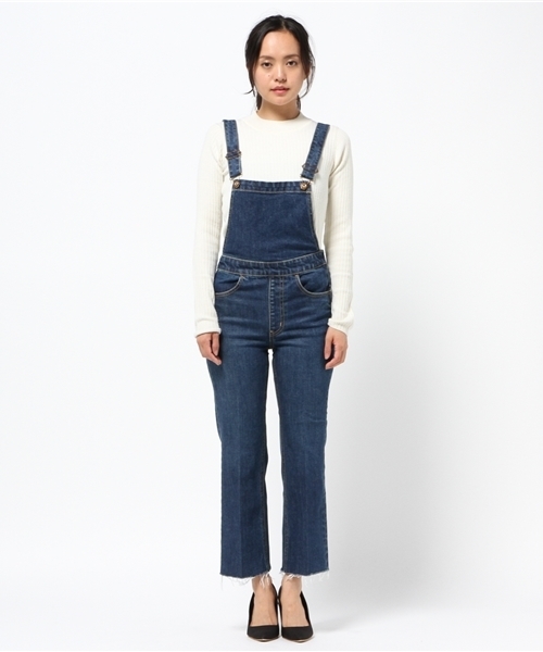 SLY（スライ）の「LOGAN CROPPED SALOPETTE-B（その他・レディース・ブルー・2/1/0）」の2枚目の写真