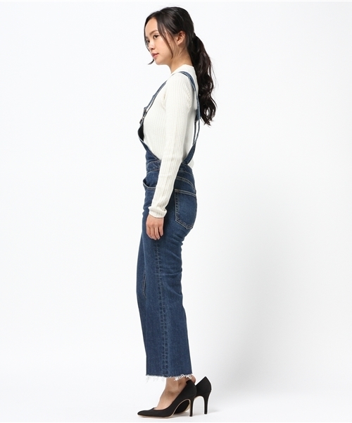 SLY（スライ）の「LOGAN CROPPED SALOPETTE-B（その他・レディース・ブルー・2/1/0）」の3枚目の写真