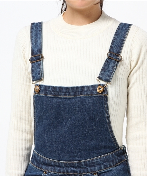 SLY（スライ）の「LOGAN CROPPED SALOPETTE-B（その他・レディース・ブルー・2/1/0）」の5枚目の写真