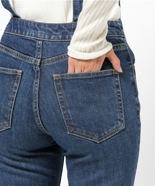 SLY（スライ）の「LOGAN CROPPED SALOPETTE-B（その他・レディース・ブルー・2/1/0）」の7枚目の写真