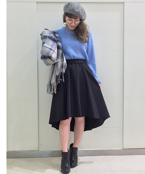 laboratory work（ラボラトリーワーク）の「モヘア混ボリュームタートルプルオーバー（ニット/セーター・レディース・杢グレー/ブルー/ブラック/ピンク・MEDIUM）」の16枚目の写真