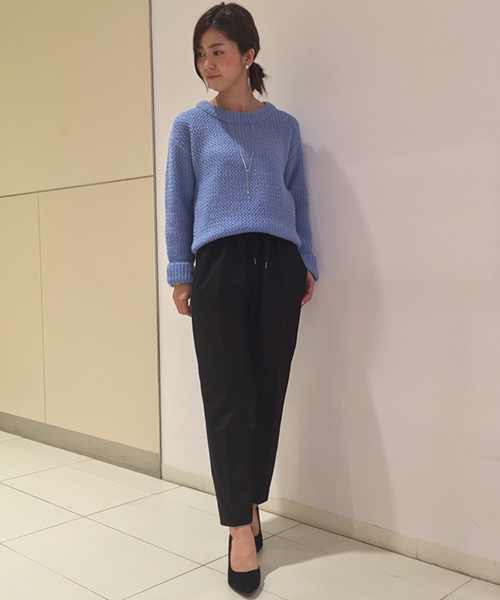 laboratory work（ラボラトリーワーク）の「モヘア混ボリュームタートルプルオーバー（ニット/セーター・レディース・杢グレー/ブルー/ブラック/ピンク・MEDIUM）」の19枚目の写真