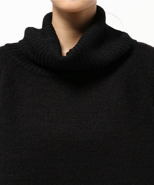 laboratory work（ラボラトリーワーク）の「モヘア混ボリュームタートルプルオーバー（ニット/セーター・レディース・杢グレー/ブルー/ブラック/ピンク・MEDIUM）」の8枚目の写真