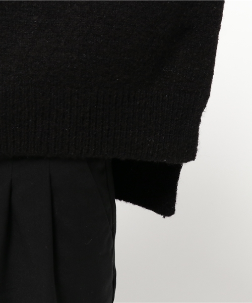 laboratory work（ラボラトリーワーク）の「モヘア混ボリュームタートルプルオーバー（ニット/セーター・レディース・杢グレー/ブルー/ブラック/ピンク・MEDIUM）」の10枚目の写真