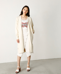 MOUSSY | LONG KNITTING CD(カーディガン/ボレロ)